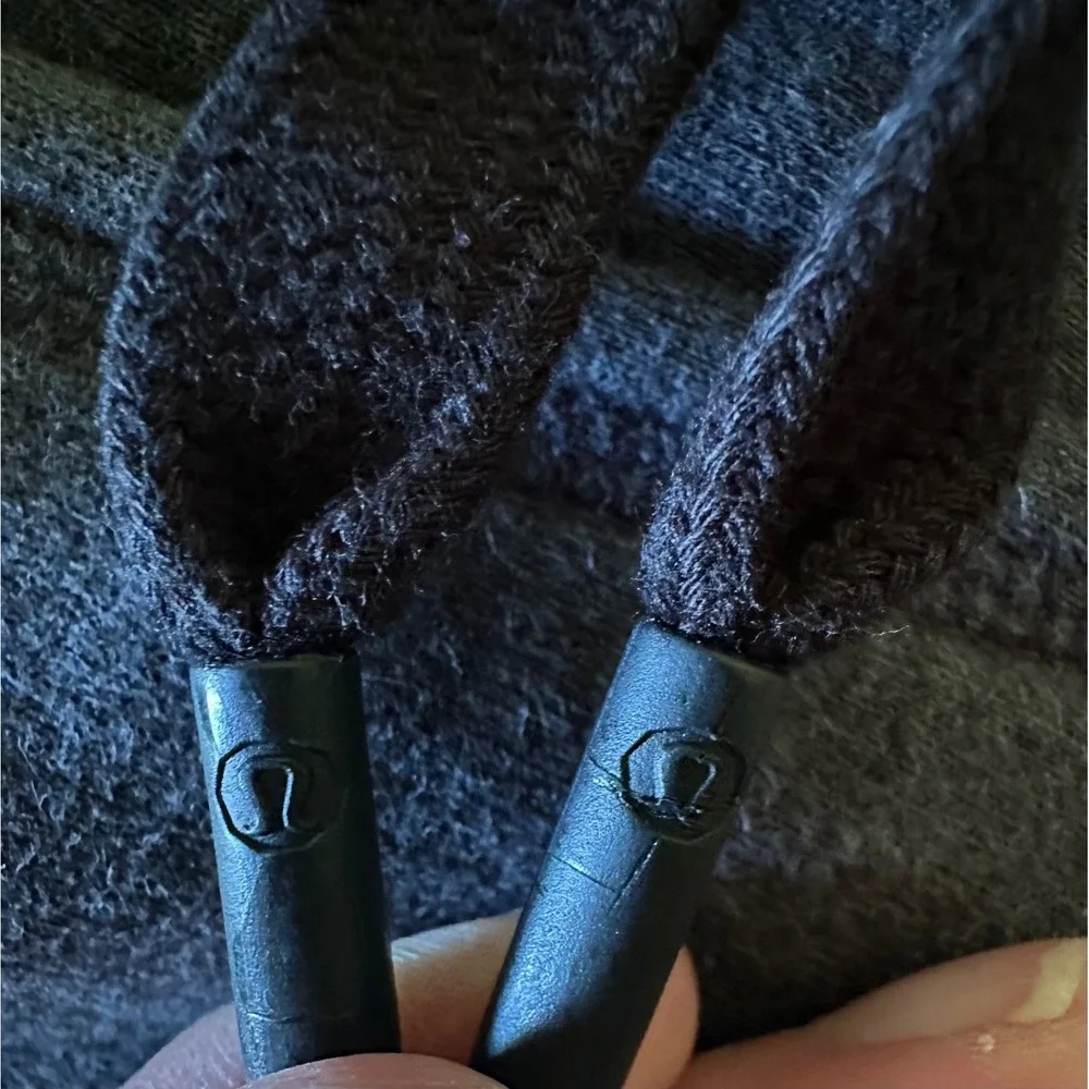 Mens Lululemon gray‎ black sweatpants drawstring size XXL